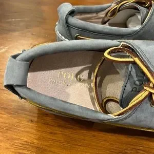 Polo Ralph Lauren Reegan Lu Oxford Shoes gravel grey tumbled nubuck Mens Size 13 Polo Ralph Lauren | Shoes | Polo Ralph Lauren Reegan Lu  main image 3